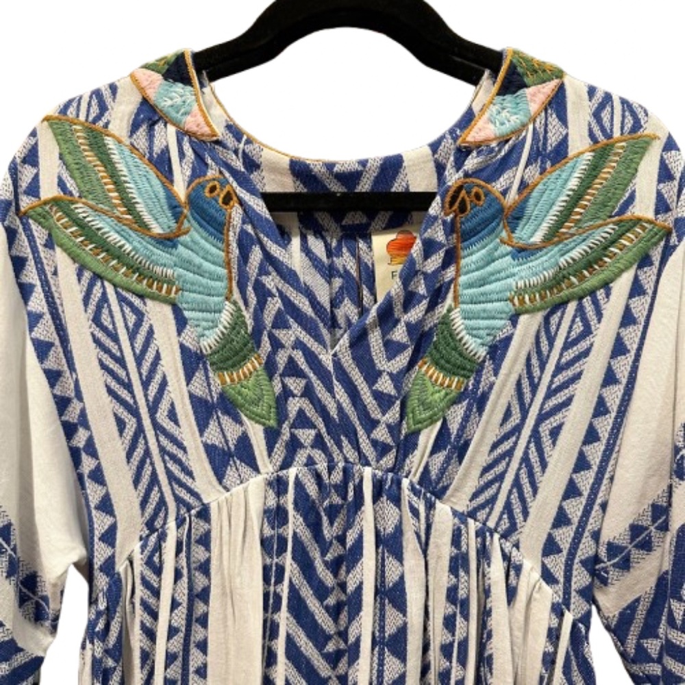 NWT Farm Rio Jacquard Embroidery Dress, Multi - Picture 7 of 11